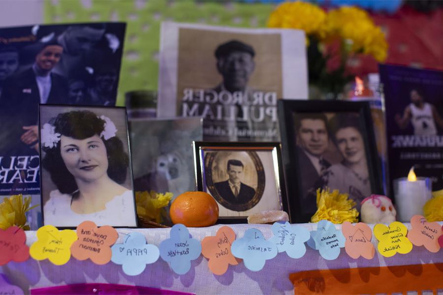 A colorful ofrenda.