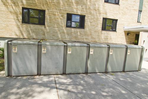 bike locker storage